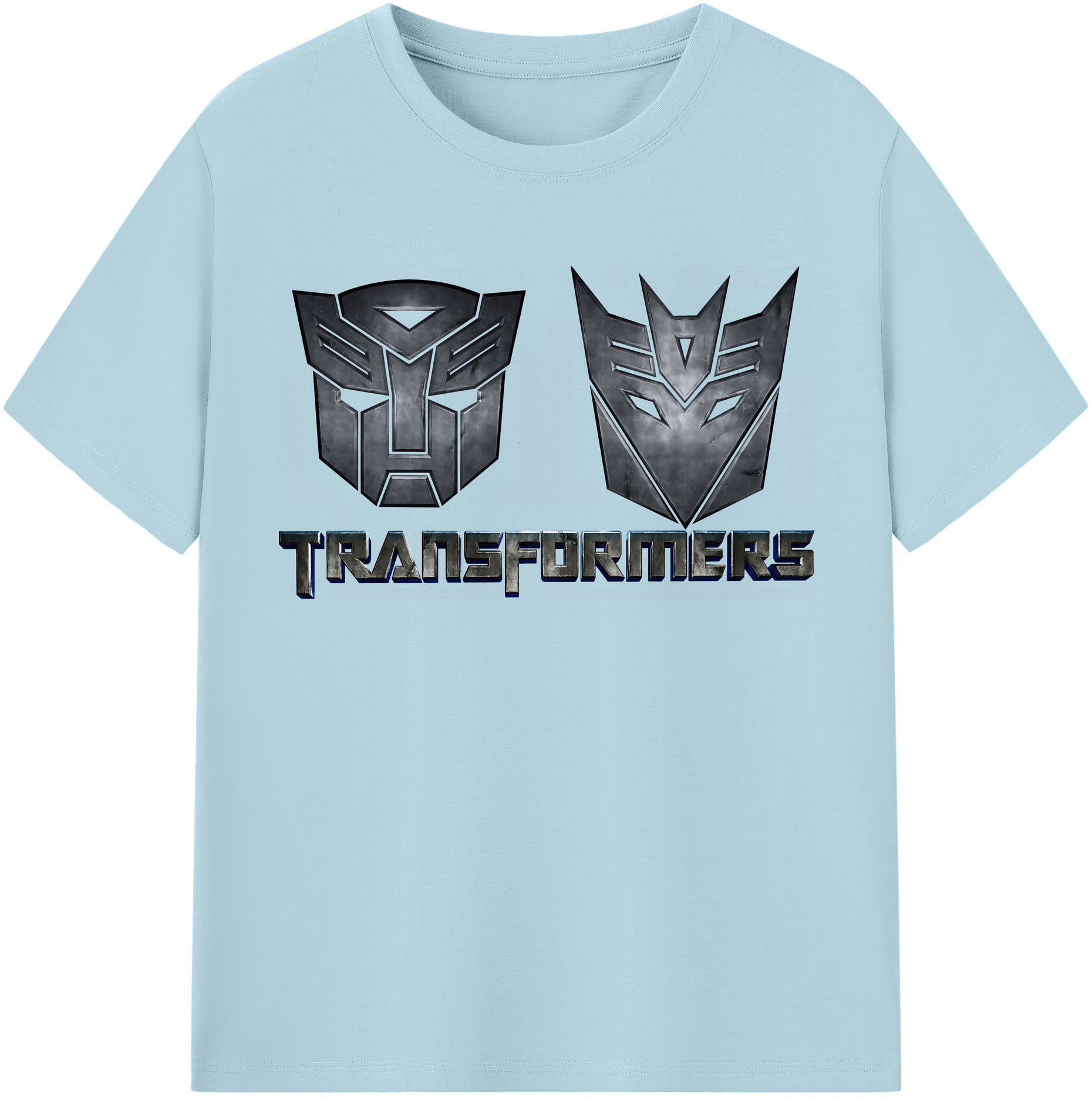 （画像用） Transformers トランスフォーマー 綿100％半袖Tシャツ（フロントプリント）